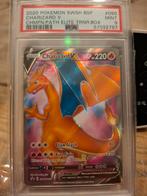 Charizard V - Champions Path - PSA 9, Ophalen of Verzenden, Zo goed als nieuw, Losse kaart, Foil