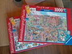 2x Ravensburger puzzel Amsterdam Fleroux COMPLEET, Ophalen, 500 t/m 1500 stukjes, Zo goed als nieuw, Legpuzzel