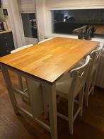 Keuken eiland ikea / bartafel, Huis en Inrichting, Ophalen, Gebruikt, Inclusief barstoelen