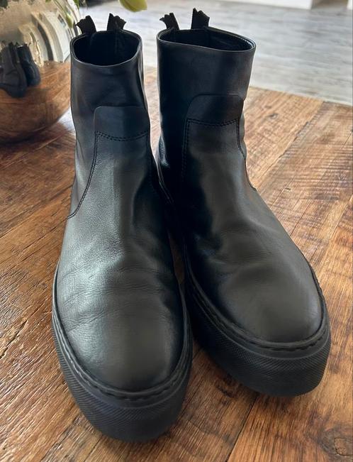 AGL laarsjes zwart kalfsleer mt. 38 NIEUW!, Kleding | Dames, Schoenen, Nieuw, Zwart, Ophalen of Verzenden