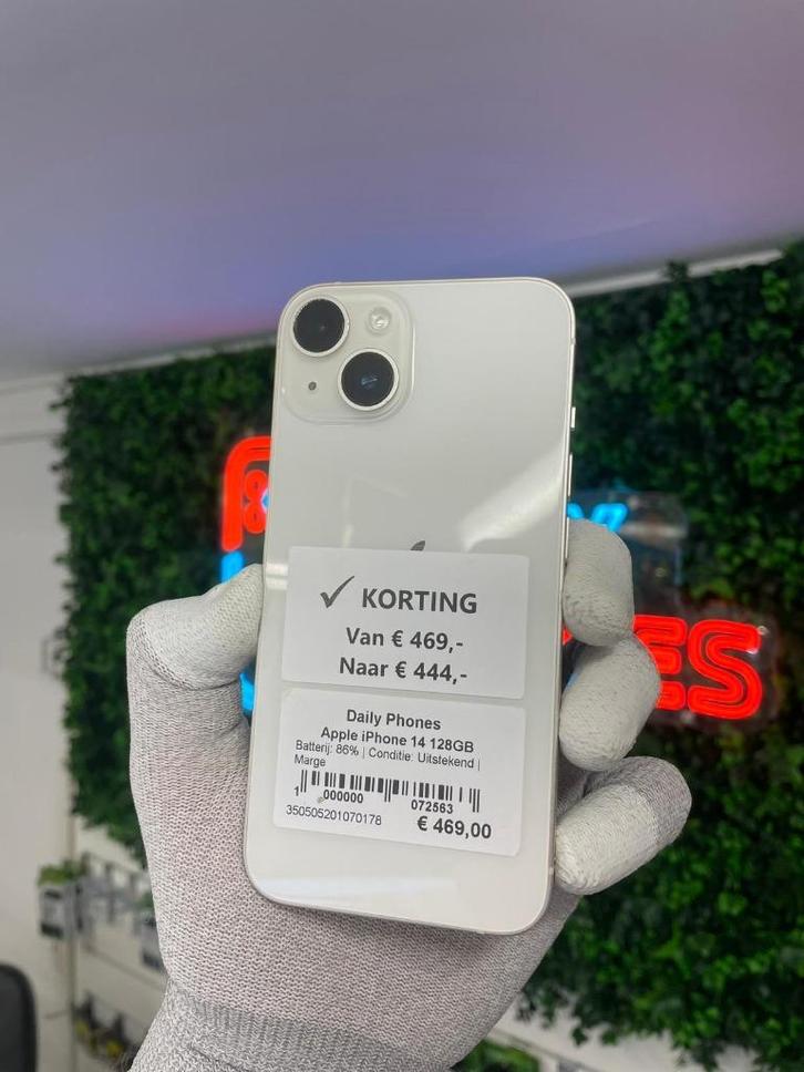 Apple iPhone 14 128GB, Telecommunicatie, Overige Telecommunicatie, Zo goed als nieuw, Ophalen of Verzenden
