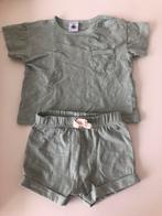 Mooi licht blauw / mintgroen setje Petit Bateau maat 68, Jongetje of Meisje, Ophalen of Verzenden, Setje, Petit Bateau