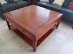 Mooie salontafel vierkant met lades en plateaus, Ophalen, Vierkant, Zo goed als nieuw, Minder dan 50 cm