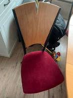 Eettafel met 5 stoelen, Huis en Inrichting, Ophalen of Verzenden, Gebruikt, Ovaal, 50 tot 100 cm