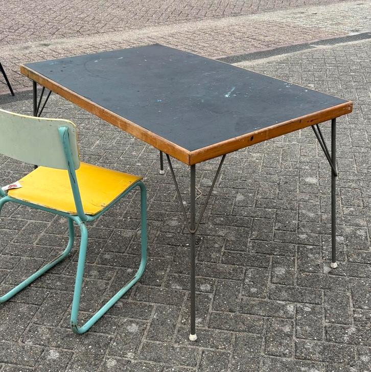 Vintage Gispen tafel, Antiek en Kunst, Antiek | Meubels | Tafels, Ophalen