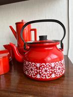Vintage Finel Arabia emaille theeketel, Antiek en Kunst, Antiek | Emaille, Ophalen