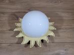 Retro plafondlamp " zon " , Kwantum jaren 80, Huis en Inrichting, Lampen | Plafondlampen, Gebruikt, Kwantum, Onbekend, Ophalen of Verzenden