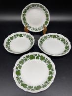 4 kleine borden Manufactuur Meissen wijnbladeren 1e keus, Antiek en Kunst, Antiek | Porselein, Ophalen of Verzenden