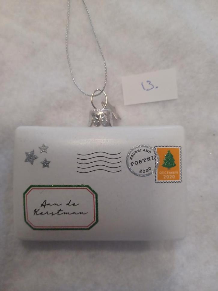 Kerstornament (13) PostNL envelop (2020) Vondels, Diversen, Kerst, Gebruikt, Ophalen