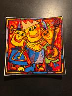 Ad verstijnen. Bord schaal. De Drie muzikanten., Ophalen of Verzenden