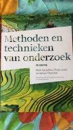 Methoden en technieken van onderzoek, 7e editie met MyLab NL, Nederlands, Ophalen of Verzenden, Mark Saunders; Philip Lewis; Adrian Thornhill