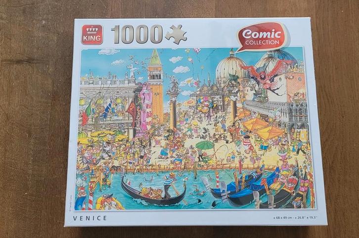 King legpuzzel "Venice" Comic Collection (nieuw), Hobby en Vrije tijd, Denksport en Puzzels, Nieuw, 500 t/m 1500 stukjes, Ophalen of Verzenden