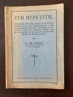 Ter Repetitie, toelatingsexamen kweekschool  in 1922, Antiek en Kunst, Ophalen of Verzenden