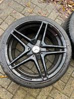 Originele Mercedes AMG 19” | Hankook banden | Staggered, Auto-onderdelen, Banden en Velgen, Gebruikt, Banden en Velgen, Personenwagen
