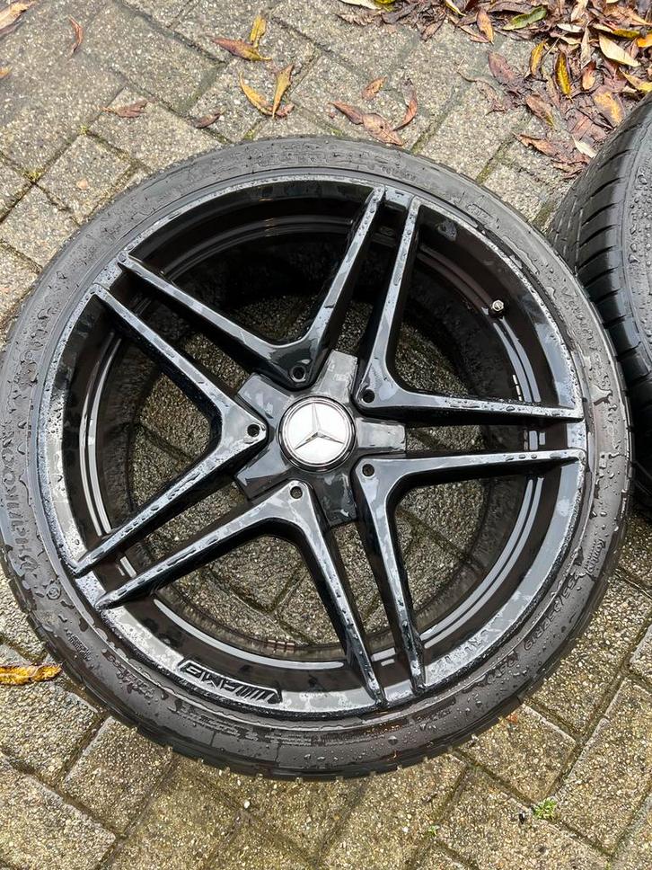 Originele Mercedes AMG 19” | Hankook banden | Staggered, Auto-onderdelen, Banden en Velgen, Banden en Velgen, Zomerbanden, 19 inch