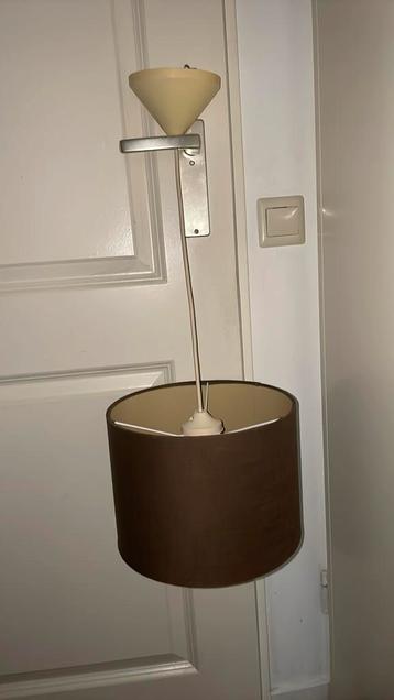 Hanglamp kap bruin beschikbaar voor biedingen
