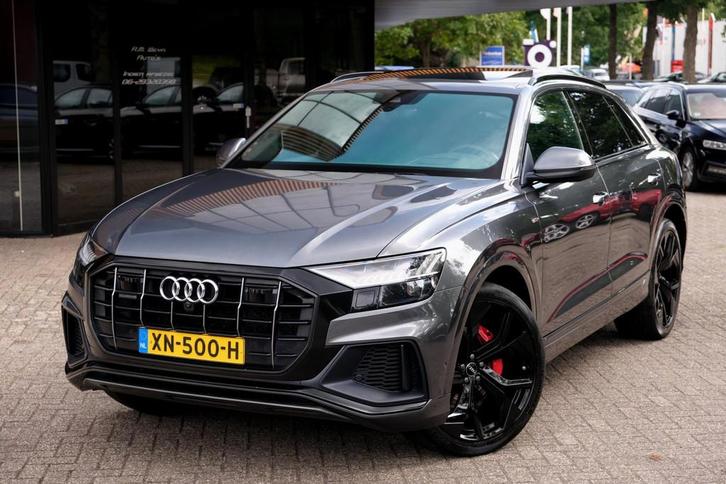 Audi Q8 50 TDI quattro Pro Line S/ACC/Pano/HUD/Massage/Stoel, Auto's, Audi, Bedrijf, Te koop, Q8, 360° camera, 4x4, ABS, Achteruitrijcamera