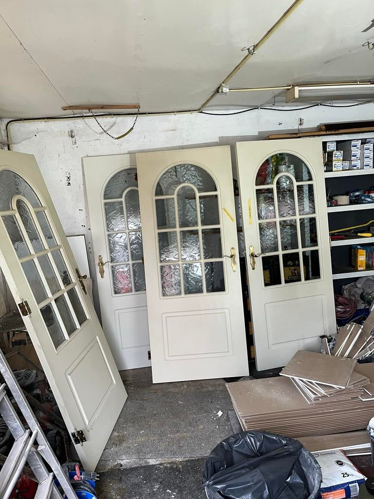 Glazen Binnendeur, Gebruikt, 80 tot 100 cm, Binnendeur, Ophalen of Verzenden