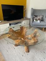 Amazonas Salontafel, Ophalen, Glas, Rond, Zo goed als nieuw