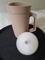 Tupperware bewaarkan, Ophalen of Verzenden, Zo goed als nieuw, Crème, Beker of Kan