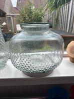 2 stuks glazen vazen, Ophalen, Overige kleuren, Minder dan 50 cm, Glas