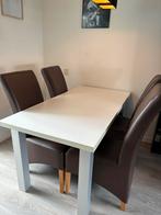 Eettafel, Huis en Inrichting, Complete eetkamers, 4 tot 6 stoelen, Gebruikt, Ophalen