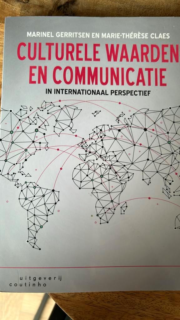 Culturele waarden en communicatie in internationaal perspect, Boeken, Wetenschap, Zo goed als nieuw, Sociale wetenschap, Ophalen