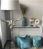 Colmore skull vloerlamp (excl kap), Ophalen, Zo goed als nieuw, Metaal, 100 tot 150 cm