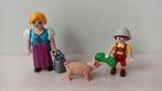 Playmobil boerin met zoon 5514, Ophalen of Verzenden, Zo goed als nieuw