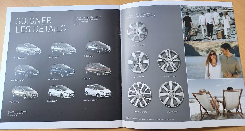 Peugeot 5008 facelift brochure 2013, Verzenden, Zo goed als nieuw, Peugeot
