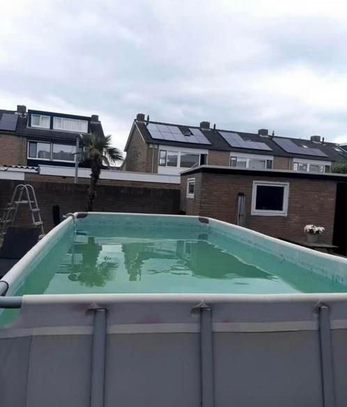 Zeer uitgebreid zwembad te koop met warmte pomp en douche!, Tuin en Terras, Zwembaden, Gebruikt, Opzetzwembad, Minder dan 80 cm