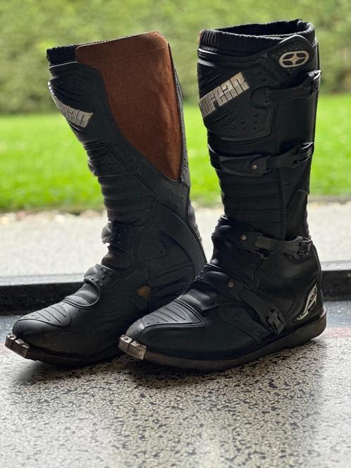 Motorcrosslaarzen No Fear maat 45-45,5, Motoren, Kleding | Motorkleding, Laarzen, Heren, Tweedehands, Ophalen of Verzenden