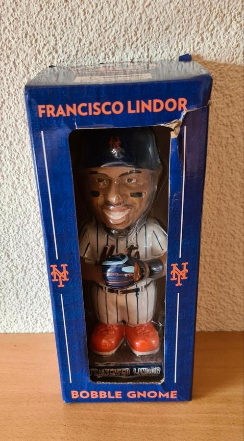 Wobble head  / bobble gnome Francisco Lindor New York Mets, Verzamelen, Poppen, Nieuw, Pop, Ophalen of Verzenden