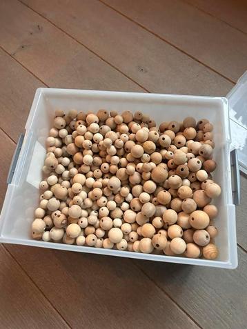 Houten Kralen - Grote Partij! beschikbaar voor biedingen