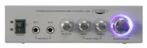 Stereo karaoke versterker 2 x 50 Watt Zilver 003-B, ., Nieuw, Ophalen of Verzenden, .