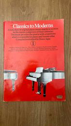 Classics to moderns piano, Muziek en Instrumenten, Ophalen of Verzenden, Zo goed als nieuw