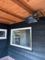 Terrasverwarmer gaskap gasstraler, Plafond, Draaibaar, Gebruikt, Gas