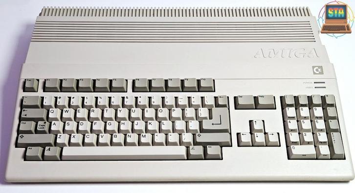 Commodore Amiga 500 OCS Stock Kickstart 1.2 + Stofkap & PSU, Computers en Software, Vintage Computers, Ophalen of Verzenden