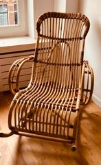 Beautiful bamboo rattan rocking chair, Huis en Inrichting, Ophalen, Gebruikt