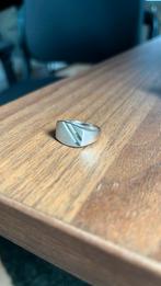 Zilveren heren zegelring, Sieraden, Tassen en Uiterlijk, Ringen, Ophalen, 20 of groter, Heer, Zo goed als nieuw
