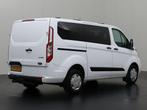 Ford Transit Custom 2.0TDCI 130PK Dubbele Cabine | Navigatie, Auto's, Bestelauto's, Voorwielaandrijving, Stof, 4 cilinders, 2500 kg
