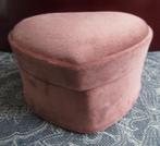 3 sieraden of byouteriedoosjes - roze - hart - pierrot, Antiek en Kunst, Curiosa en Brocante, Ophalen of Verzenden