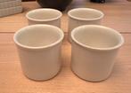 Wedgwood Midwinter Stonehenge 4 eierdoppen plain white, Huis en Inrichting, Keuken | Servies, Ophalen of Verzenden, Zo goed als nieuw