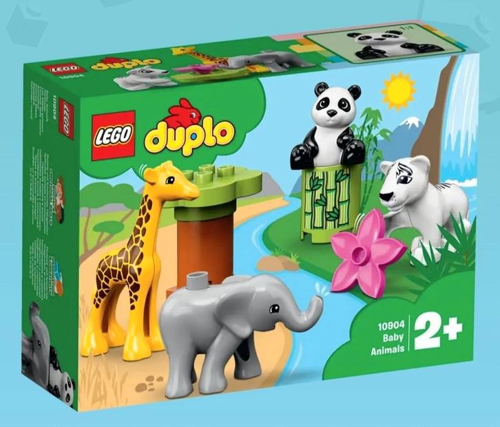 Duplo Babydieren (10904), Kinderen en Baby's, Speelgoed | Duplo en Lego, Zo goed als nieuw, Duplo, Complete set, Ophalen