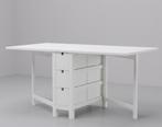 Norden Klaptafel Eettafel Wit, Huis en Inrichting, Tafels | Eettafels, Ophalen, 50 tot 100 cm, Zo goed als nieuw, Vijf personen of meer