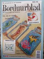 Borduurblad nr. 104, Hobby en Vrije tijd, Ophalen of Verzenden, Nieuw, Patroon