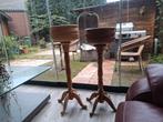 2 Originele Houten Plantenpotten - Handgesneden, Ophalen, Gebruikt