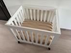 TWF Baby Box Riva zonder lade kleur Wit met zwarte pootjes, Ophalen, Zo goed als nieuw, Rechthoekig, In hoogte verstelbaar