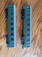 Set van twee Jouef militaire wagons, Hobby en Vrije tijd, Modeltreinen | H0, Gebruikt, Gelijkstroom, Jouef, Wagon