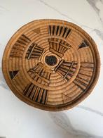 Oude Afrikaanse raffia mand kuba Afrika 36cm, Ophalen of Verzenden